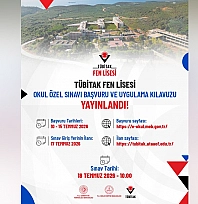 TÜBİTAK Fen Lisesi Okul özel sınavı başvuru kılavuzu yayımlandı