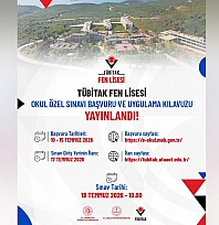 TÜBİTAK Fen Lisesi yeni öğrencilerini bekliyor