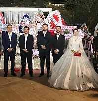 Tunç ve Durak ailelerinin mutlu günü