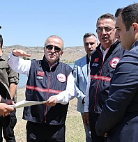 Vali Hatipoğlu'ndan Plajköy'de proje denetimi