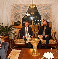 Vali Hatipoğlu'ndan Süleyman Selmanoğlu'na geçmiş olsun ziyareti