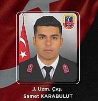 Van Erciş'te Jandarma Uzman Çavuş Samet Karabulut şehit oldu
