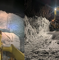 Yoğun kar yağışı Karakoçan'da hayatı aksattı