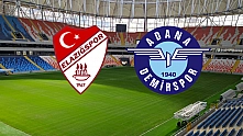 Elazığspor – Adana Demirspor maçı canlı anlatım