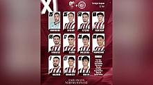 Elazığspor'un ilk 11'i açıklandı