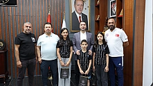 Eskrim İl Temsilciliğinden İl Müdürü Abdulsamet Eren'e teşekkür ziyareti