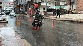Meteoroloji uyardı, Elazığ'da sağanak başladı