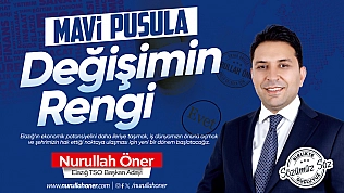 Nurullah Öner'in seçim rengi belli oldu: 'Mavi Pusula'