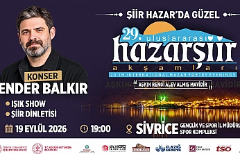 29. Uluslararası Hazar Şiir Akşamları başlıyor