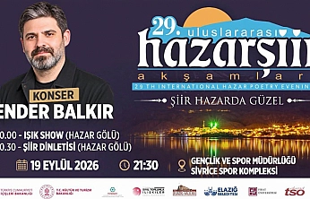 29. Uluslararası Hazar Şiir Akşamları başlıyor
