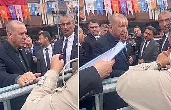 Atanamayan öğretmen yaşadıklarını Cumhurbaşkanı Erdoğan'a gözyaşları içinde anlattı
