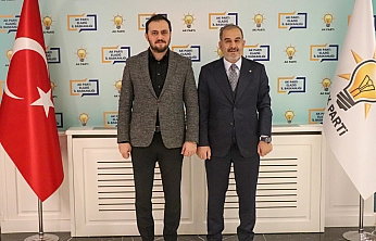 Başkan Alan'dan AK Parti İl Başkanlığına ziyaret
