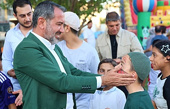 Başkan Şerifoğulları çocuklarla buluştu