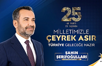Başkan Şerifoğulları'ndan AK Parti'nin kuruluş yıl dönümü açıklaması