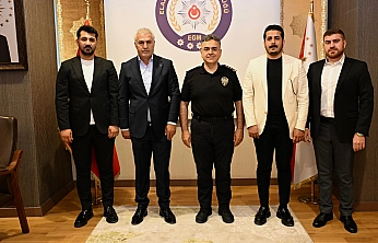 Başkan Toprak'tan Emniyet Müdürü Karan'a ziyaret