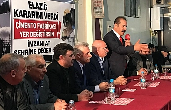 Bilal Çoban'dan Çimento Fabrikası çağrısı