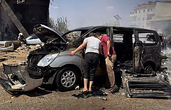 Bomba yüklü araç patladı: 5 ölü