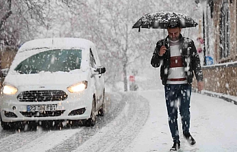 Elazığ'a kar alarmı: Yüksek kesimlerde yoğun yağış