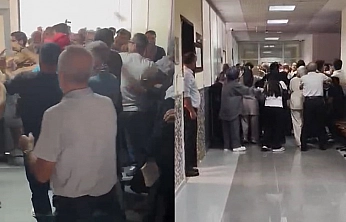 Elazığ Adliyesi'nde dava gerginliği! Tekme ve yumruklar havada uçuştu
