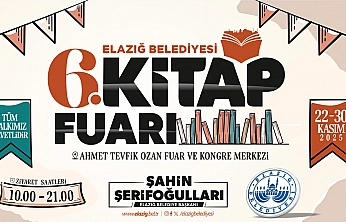Elazığ Belediyesi 6. Kitap fuarı başlıyor