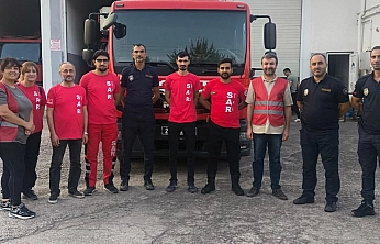 Elazığ Belediyesi İtfaiyesinden SAR ekibine destek eğitimi