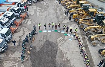 Elazığ Belediyesi kar yağışına hazır