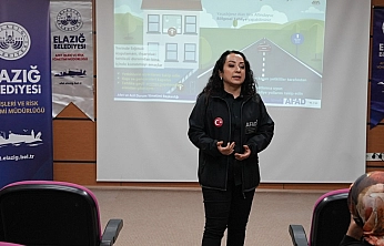 Elazığ Belediyesi'nden öğrencilere afet farkındalık eğitimi