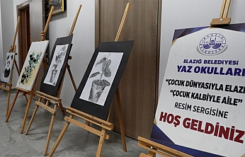 Elazığ Belediyesi'nden resim sergisi