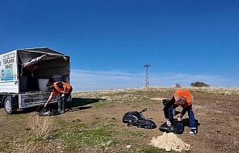Elazığ Belediyesi'nden sokak ve yaban hayvanlarına kış desteği