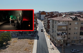 Elazığ'da 12 kilometrelik yol yenilendi
