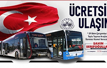Elazığ'da 29 Ekim'de toplu ulaşım ücretsiz