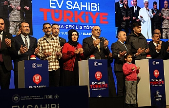 Elazığ'da 3 bin 825 konutun kurası çekildi