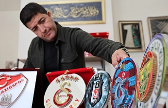 Elazığ'da 500'ü aşkın eseriyle Türkiye'nin sayılı filografi ustalarından biri oldu