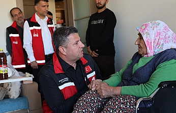 Elazığ'da 84 yaşındaki Özbay çiftine 'iyilik var' desteği