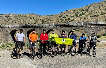 Elazığ'da bisiklet rüzgarı: Doğada 50 kilometrelik pedal turu