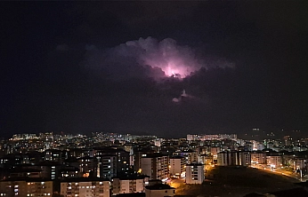 Elazığ'da bulutların içinde görsel şölen