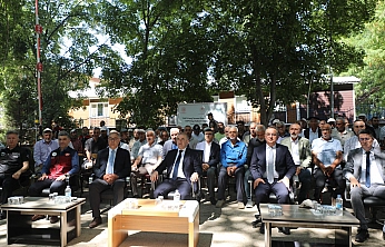 Elazığ'da çiftçilere çapa makinesi desteği
