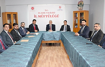 Elazığ'da din hizmetleri değerlendirildi