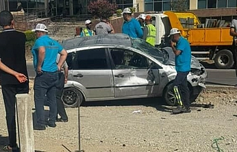 Elazığ'da feci kaza: 1 yaralı