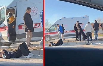 Elazığ'da feci kaza: Motosiklet savruldu, 2 yaralı