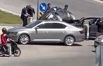 Elazığ'da feci kazaya ilk müdahale Valilik ekibinden geldi