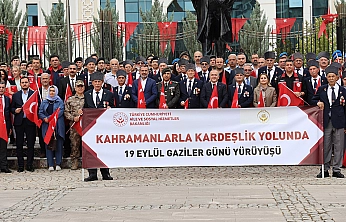 Elazığ'da Gaziler Günü yürüyüşü gurur dolu anlar yaşattı