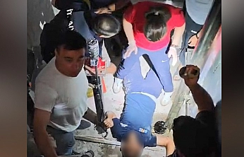 Elazığ'da genç asansör boşluğuna düştü