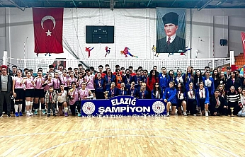 Elazığ'da Gençler A Voleybol İl Birinciliği sona erdi