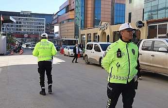 Elazığ'da hafta sonu trafik denetimi