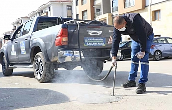 Elazığ'da haşere ilaçlaması devam ediyor