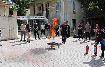 Elazığ'da hastane personeline yangın farkındalık eğitimi