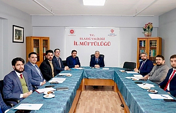 Elazığ'da ilçe müftüleri toplantısı gerçekleştirildi