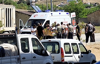 Elazığ'da kamyon kadına çarptı