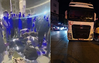 Elazığ'da kamyonun çarptığı genç ağır yaralandı